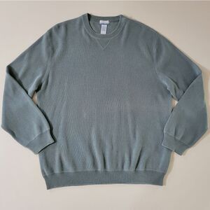 Breakwater Men's Green Long Sleeve Crewneck Pullover Shirt
